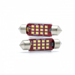 EPL304 LED ΛΑΜΠΑ 42MM 12 SMD 2016 (12 / 24 V) CANBUS - 2 ΤΕΜ