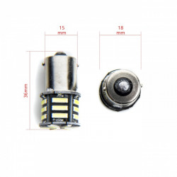 EPL218 ΛΑΜΠΑ LED 1156 P21W 21 SMD 7020 6000K- 2 ΤΕΜ.