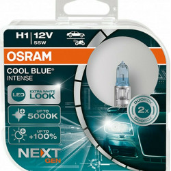 OSRAM H1 12V 55W P14.5s Cool Blue INTENSE NextGeneration 5000K + 100% Περισσότερο Φως (64150CBN-HCB) 2τμχ