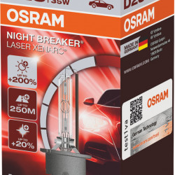 OSRAM D2S 35W Xenarc Night Breaker Laser +200% Περισσότερο Φως (66240XNL) 1τμχ
