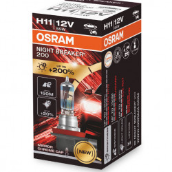 H11 12V 55W PGJ19-2 NIGHT BREAKER®200 +200%  OSRAM 1 ΤΕΜ