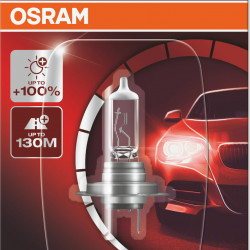 OSRAM H7 12V 55W Night Breaker Silver +100% Περισσότερο Φως (64210NBS-01B) 1τμχ