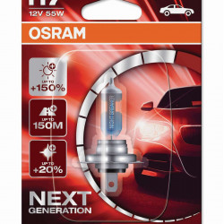 OSRAM H7 12V 55W Night Breaker Laser +150% Περισσότερο Φως (64210NL-01B) 1τμχ