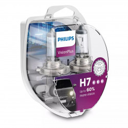 Λάμπες Philips H7 Vision Plus 12V 55W Έως 60% Περισσότερο Φως 3250K 12972VPS2
