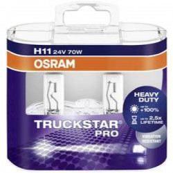 H11 24V 70W  TruckStar Pro +100% 2τεμ. OSRAM