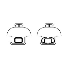 Σύστημα τοποθέτησης Quick-Fit Kit 530/630 για μπαγκαζιέρες οροφής BOX (4 τεμ.)