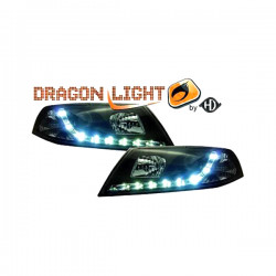 SKODA OCTAVIA 5 05.04-09.08 DRAGONLIGHT+LED BLACK