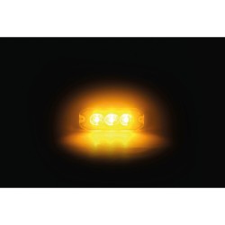 ΣΤΡΟΜΠΟ ΠΟΡΤΟΚΑΛΙ 12/24V 3 LED 4 ΧΡΗΣΕΩΝ ΑΔΙΑΒΡΟΧΟ IP67 (ΠΑΧΟΣ: 7mm) 88x30mm  LAMPA - 1 TEM.